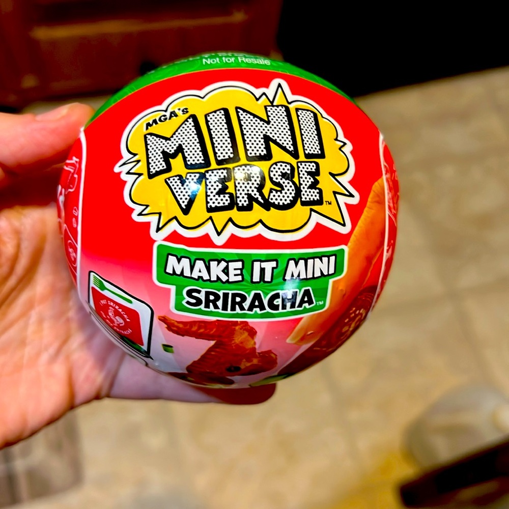 Unopened Miniverse sriracha ball. Only 500 sold. Unopened